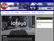 Tablet Screenshot of bapsecurity.com